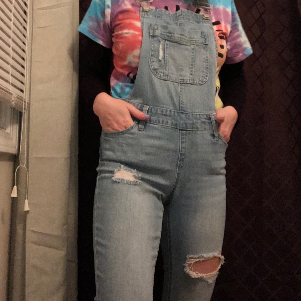overall skinny jeans